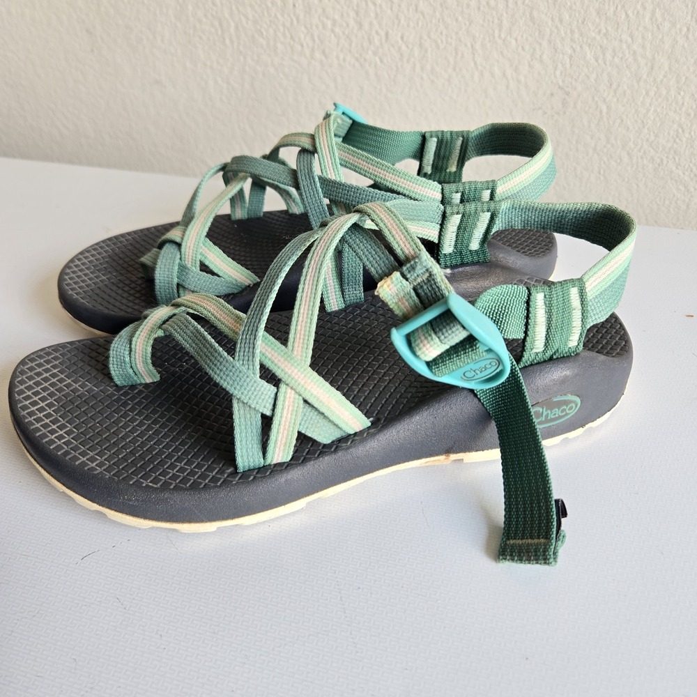 Chacos Sandals Women's US 7 Varsity Pine Green Sport Water ZX/2 Classic J106580
